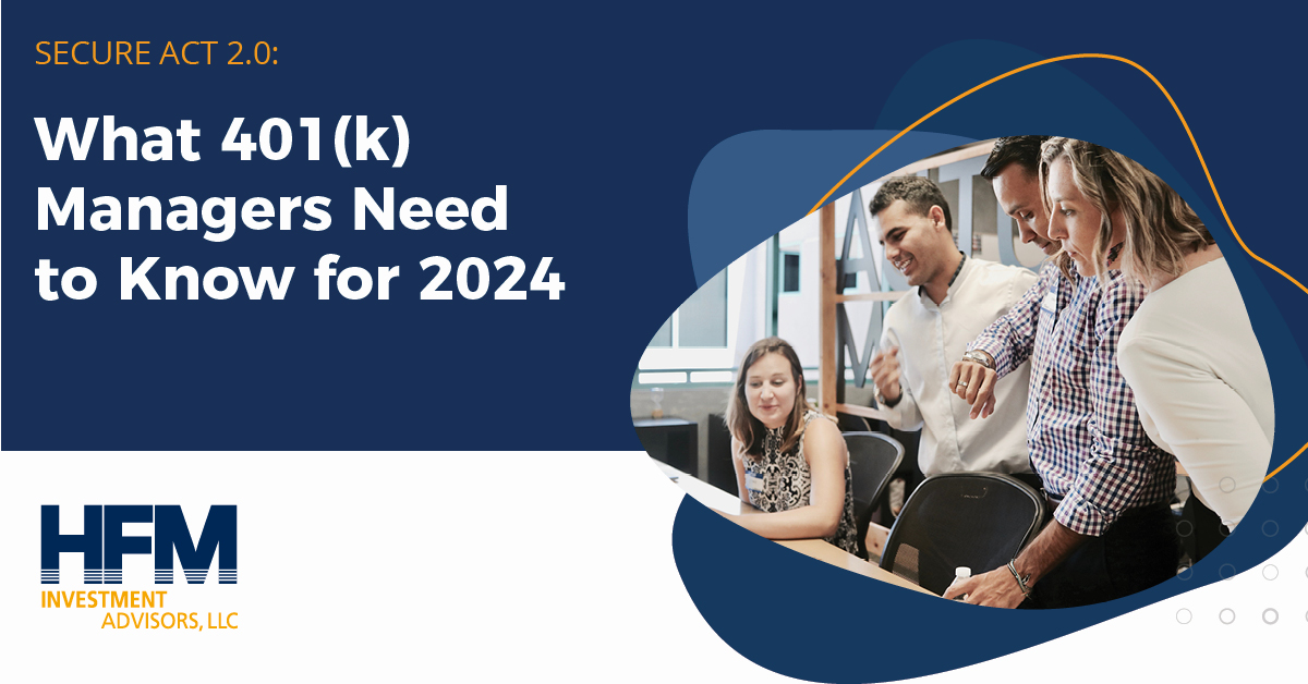 SECURE 2.0: Big changes to 401(k) catch-up contributions in 2024